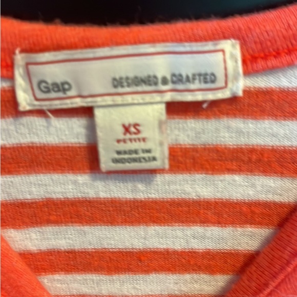 Pink/orange and white striped dress - Picture 4 of 6